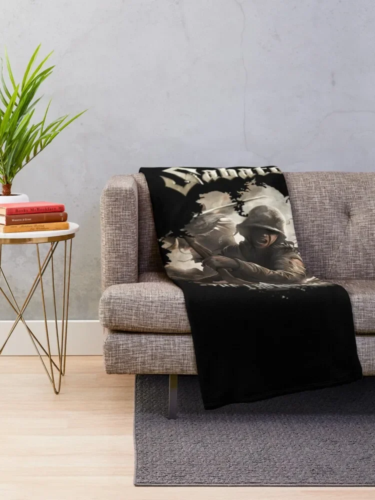 Vintage Sabaton Throw Blanket anime Single Blankets