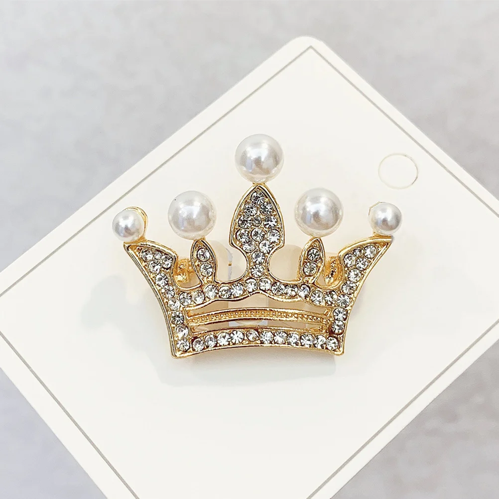 

12 pcs Brooches For Women Alloy Brooch Pin Clothes Scarf Hat Decor Alloy Crown Brooch Gift Crown Lapel Pin Clothing Badge