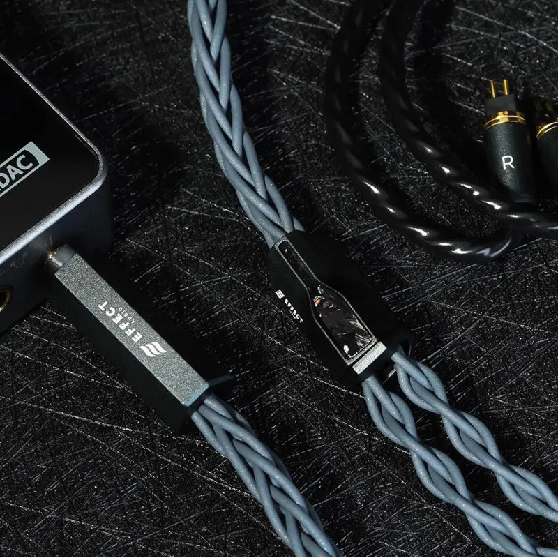 

EffectAudio Eros S II Earphone Cable 8 Wire Signature Series II 2Pin 0.78 ConX Interchangeable Connector Professional IEM Cable