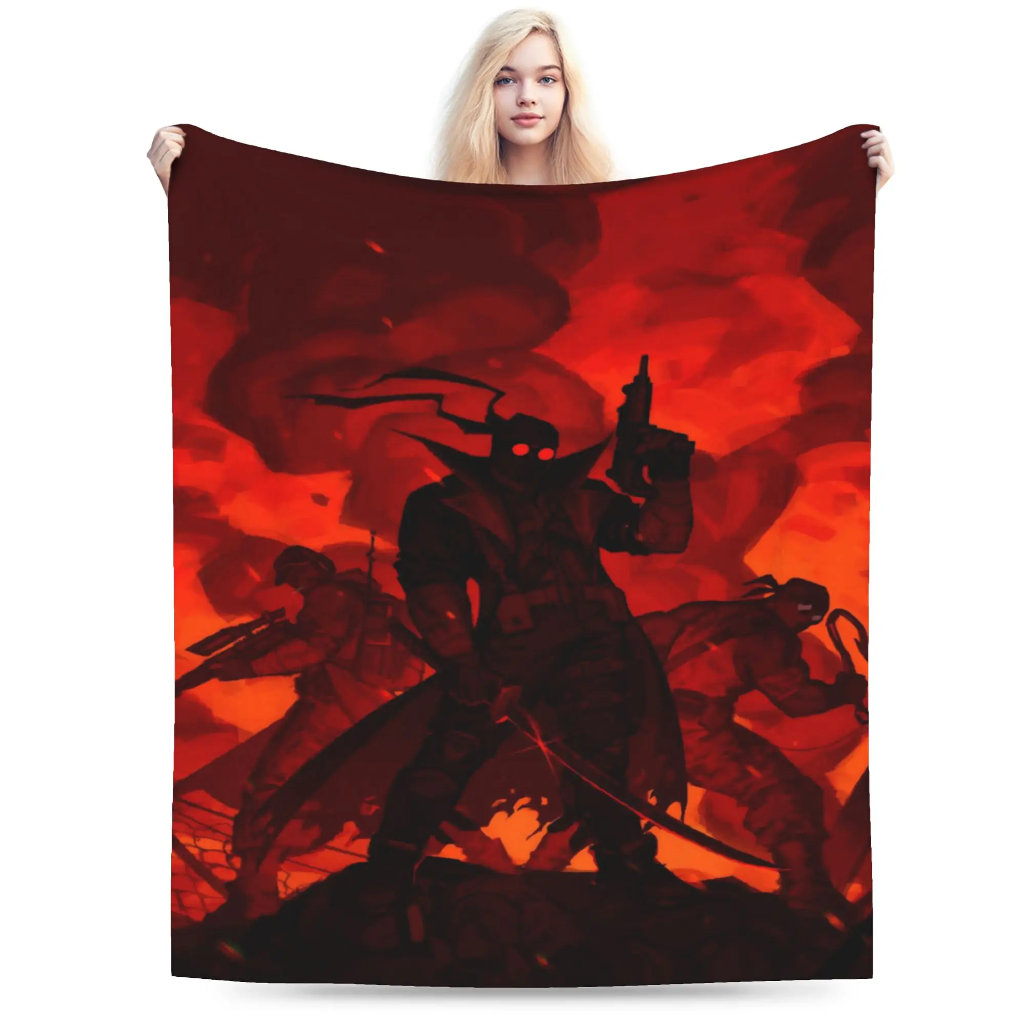 Funny MADNESS COMBAT Hank Blankets Super Soft Fleece  Cozy Throw Blankets Machine Washable