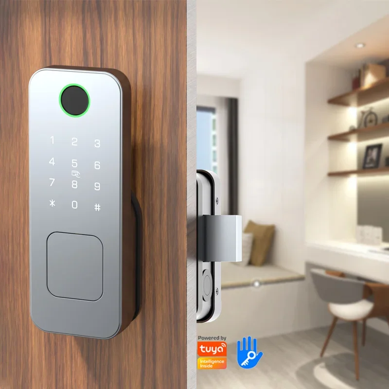 Smartier Outdoor Electronic Smart Fingerprint Password Serratura digitale Tuya Ttlock Smart Door Lock
