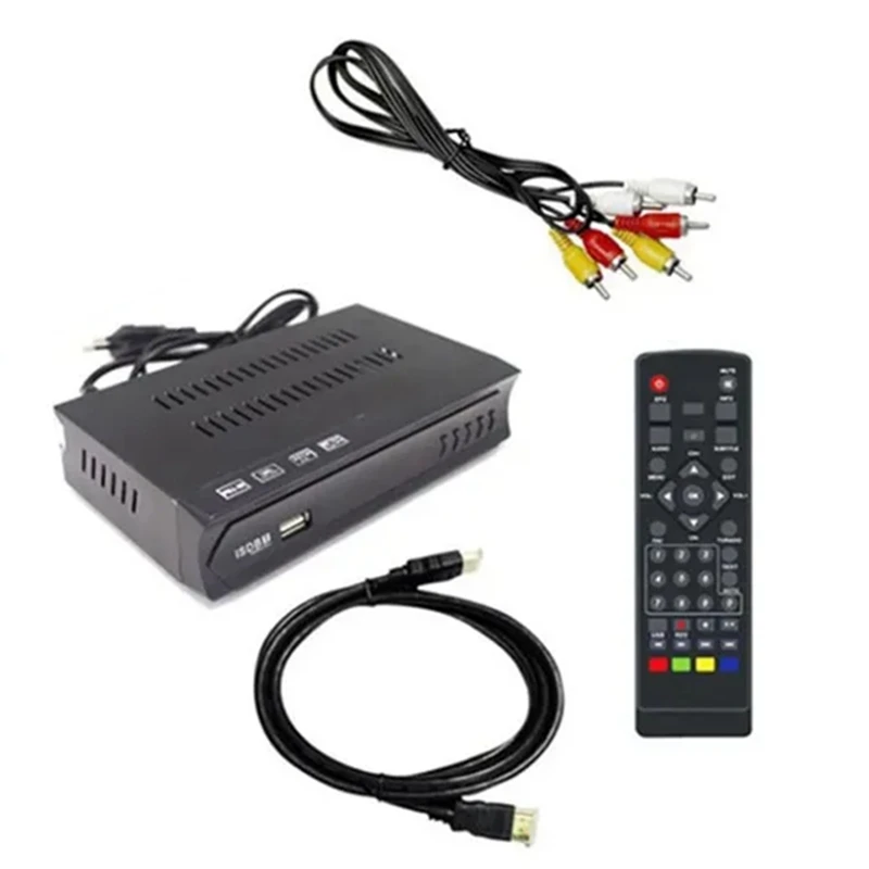 

New ISDB-T 1080P HD Set Top Box Terrestrial Digital Video Broadcasting TV Receiver With Cable For Brazil/Chile EU Plug