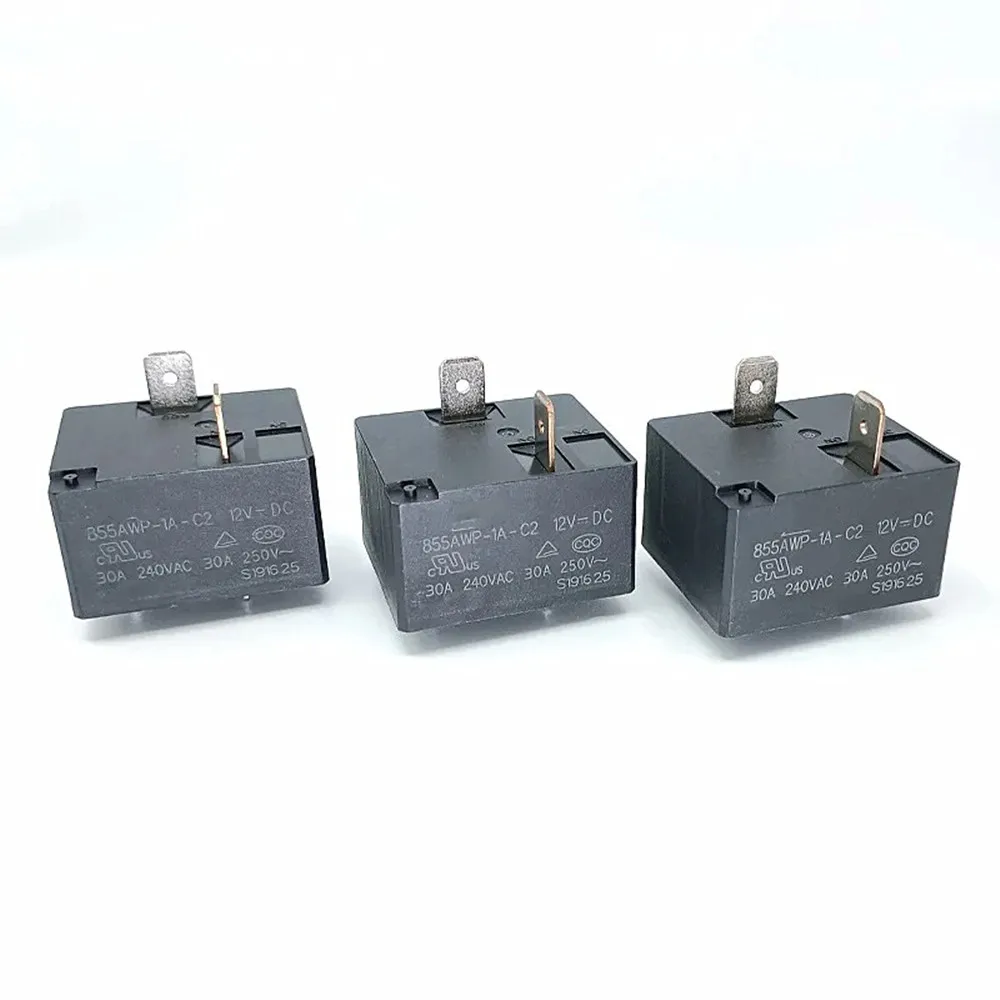 

5pcs New Relay Electric Water Heater Air Conditioning Relay 855AWP-1A-C2 855AWP 1A C2 12vdc Computer Board Relay 30A 4PIN