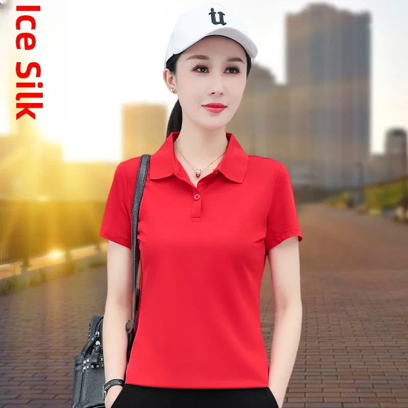 

Футболка Qui Dry Outdoor ort Sve, женская повседневная спортивная летняя футболка для бега, впитывающая пот, дышащий воротник-стойка