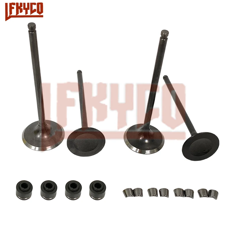 Motorcycle Engine Parts Exhaust Valves Inlet Intake Stem Oil Seal Kit for CFMOTO 300SR 300NK 300CL-X NK300 SR300 NK SR 300 CLX