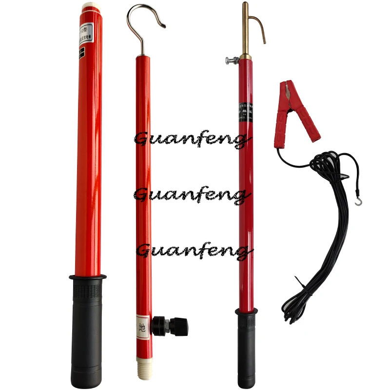 

10Kv-500kv High Voltage Discharge Rod Direct Resistance Discharge Value Dual-purpose Insulated Rod Telescopic Discharge Pen