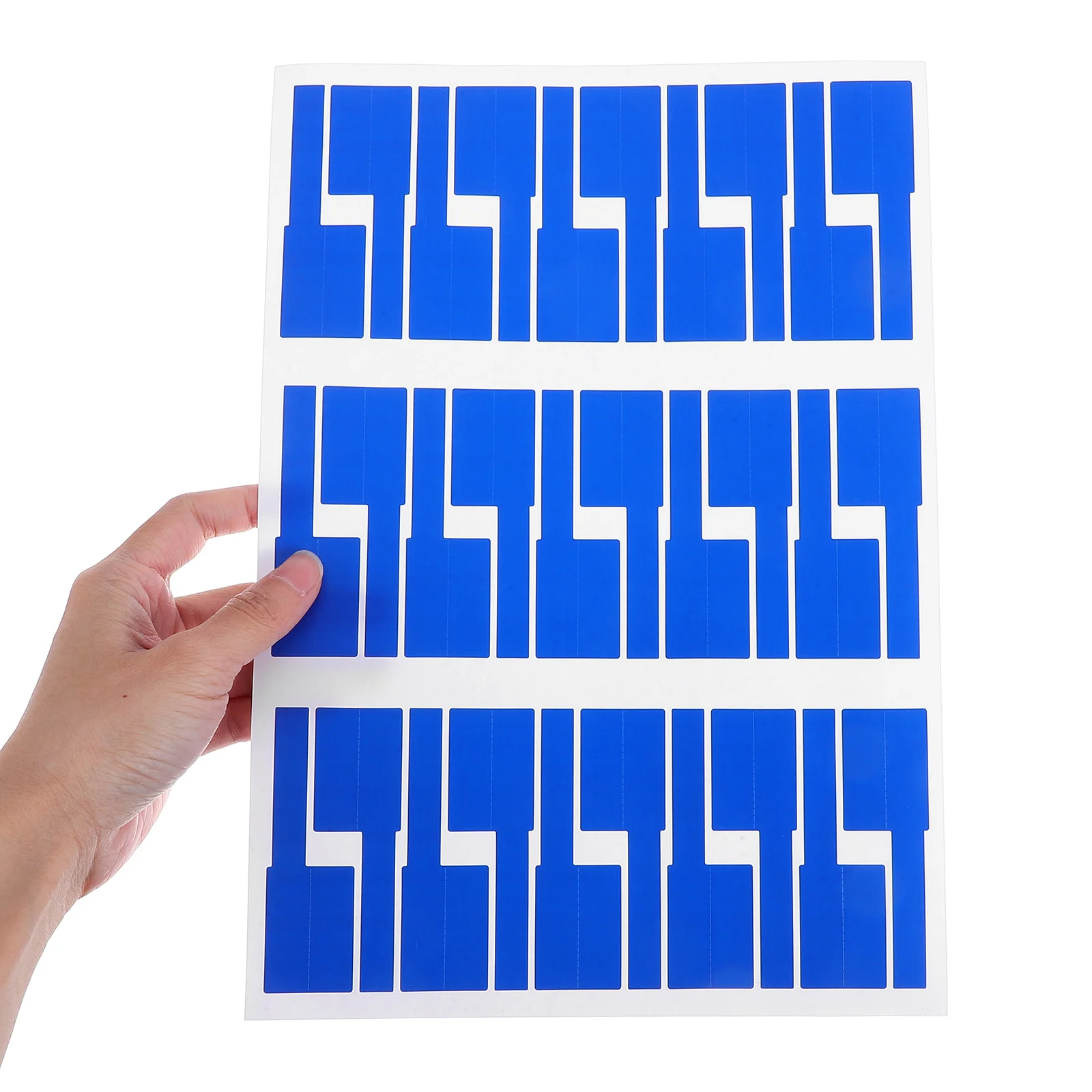 

10 Sheets Cable Labels Write On Waterproof Tear Resistant For Wire Cord Identification Color Coding Network Electronics