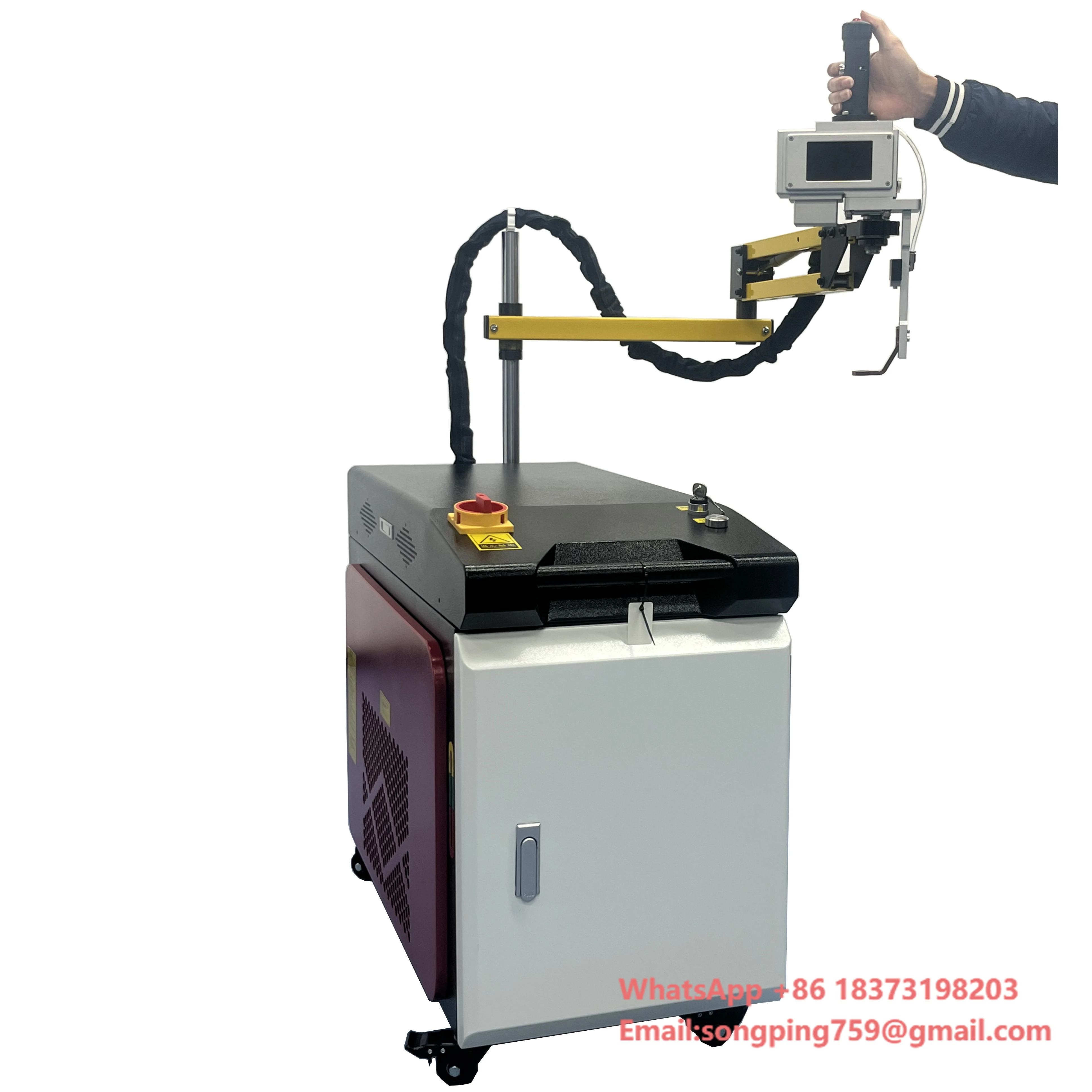 

1500W 2000W Battery Repair Handheld Galvanometer Welding Machine Small Mobile Battery Repair Welding Machine