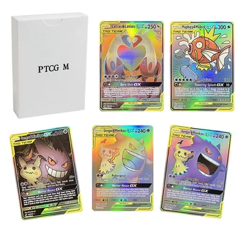 Pokémon karten ptcg m twm tef paf par unb lot teu latias & latios eevee pikachu lugia gengar charizard brettspiele ganze set proxy