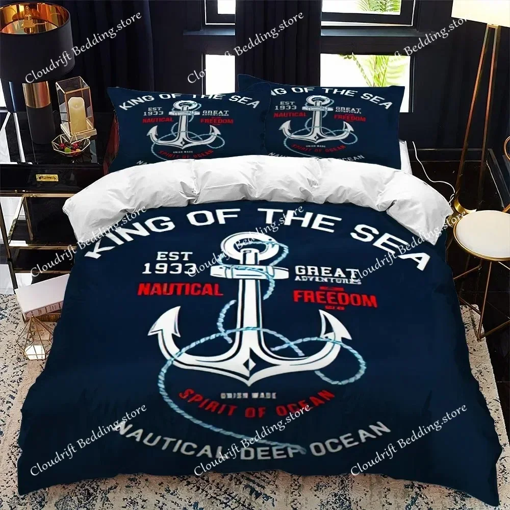 

Nautical Series Bedding Set Boys Girls Twin Queen Size Duvet Cover Pillowcase Bed Kids Adult Fashion Home Textileextile026
