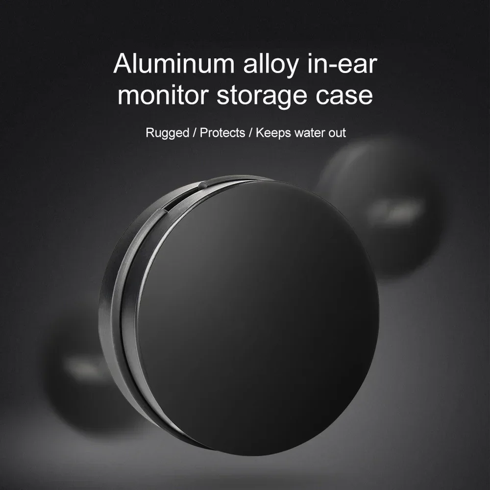 Opansten New Metal Aluminum Alloy In-ear Earphone Accessories Earphone Hard Waterproof Portable Storage Case Bag Box Earphone image 5