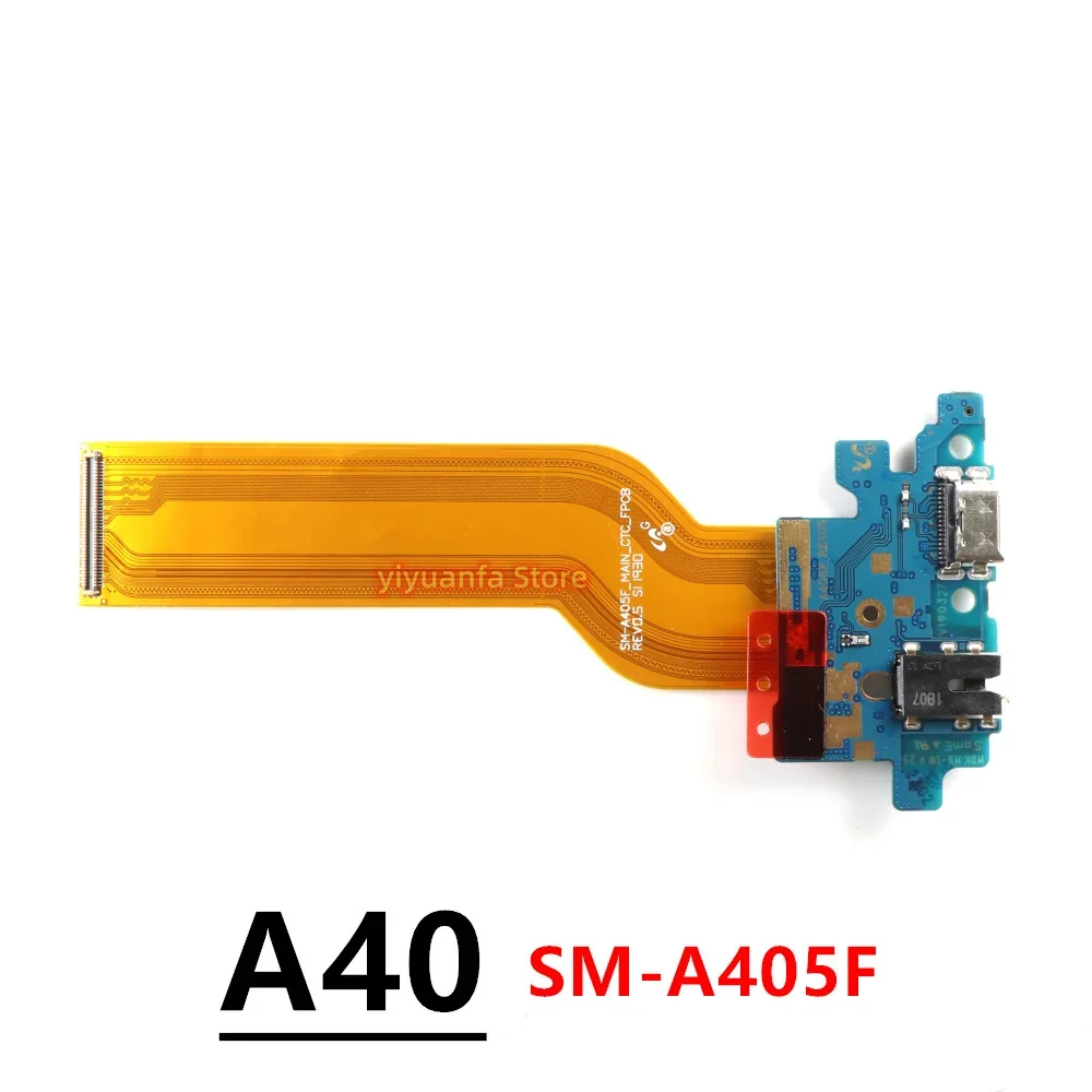 For Samsung Galaxy A40 A405 A405F USB Charging Dock Port Board Connector Main Motherboard Flex Cable