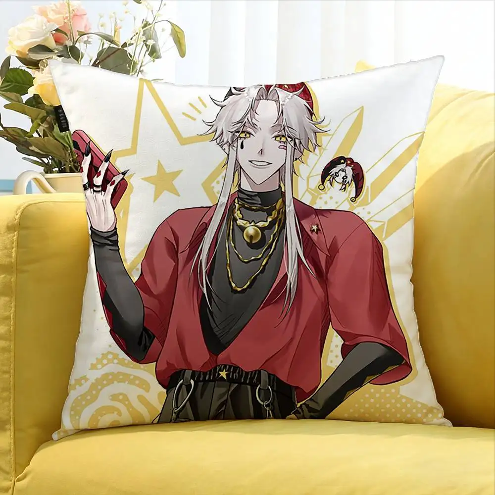 F-Freak Pierrot C-Circus Anime   Various Sizes Square Pillow Case For Car Home Bedchamber Decor