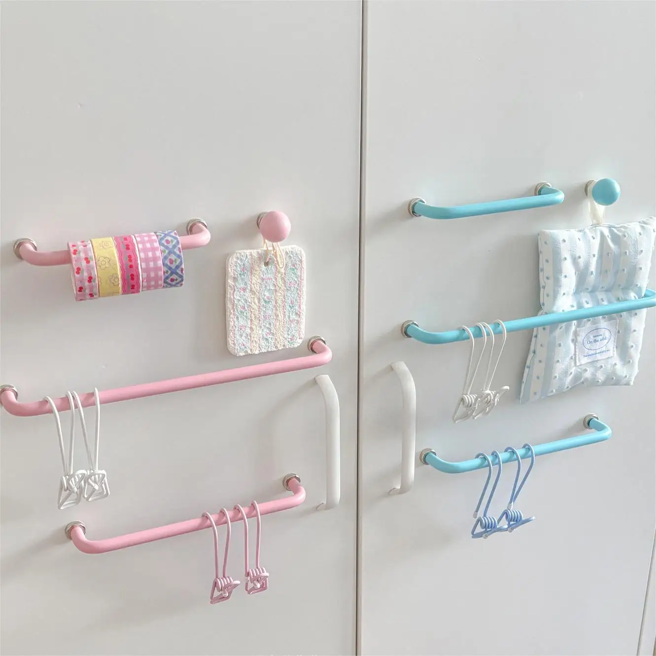 Barre magnétique minimaliste Instagram pour suspendre les vêtements de poupée, le washi tape, les produits céréaliers et la décoration de cartes photo de célébrités