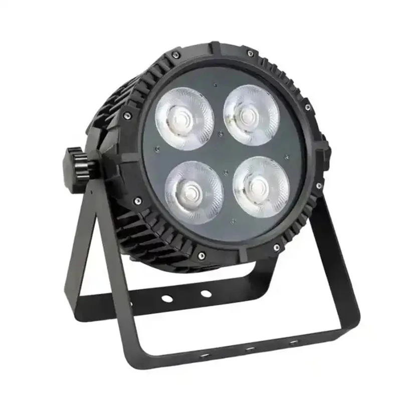 4 pieces Waterproof 200watt 4x50W LED COB Par Warm White Cool White WW+CW 2in1 DMX Wash Par led Light