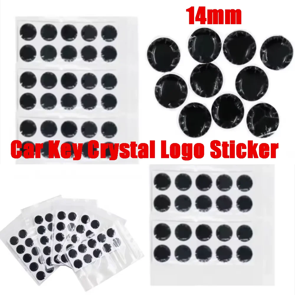 

Crystal Logo Sticker 14MM E-poxy for Car Remote Key for BENZ BMW Ford Toyota Nissan KEY-DIY KD XHO-RSE VV-DI Remote Control