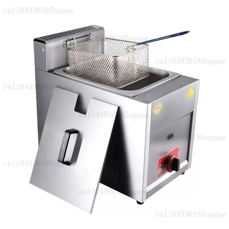 Commercial Kitchen Equipment  Chicken Deep Fryer Cooker Machine Stainless Steel Fried With Basket Automatically