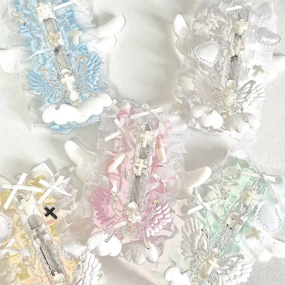 Sweet Lace Utility Knife Set 2 Cute Box Cutter Handamde Bow Craft Knife for Journaling Kawaii Paper Cutting Stationery Gift