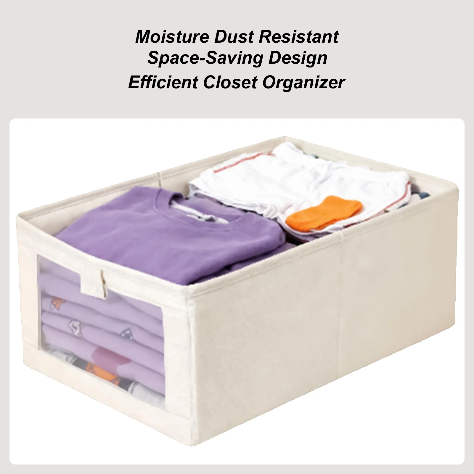Closet Storage Breathable Bin Organization Bedroom Closet Organizer For Family Friend Desk Study Room Home Indoor