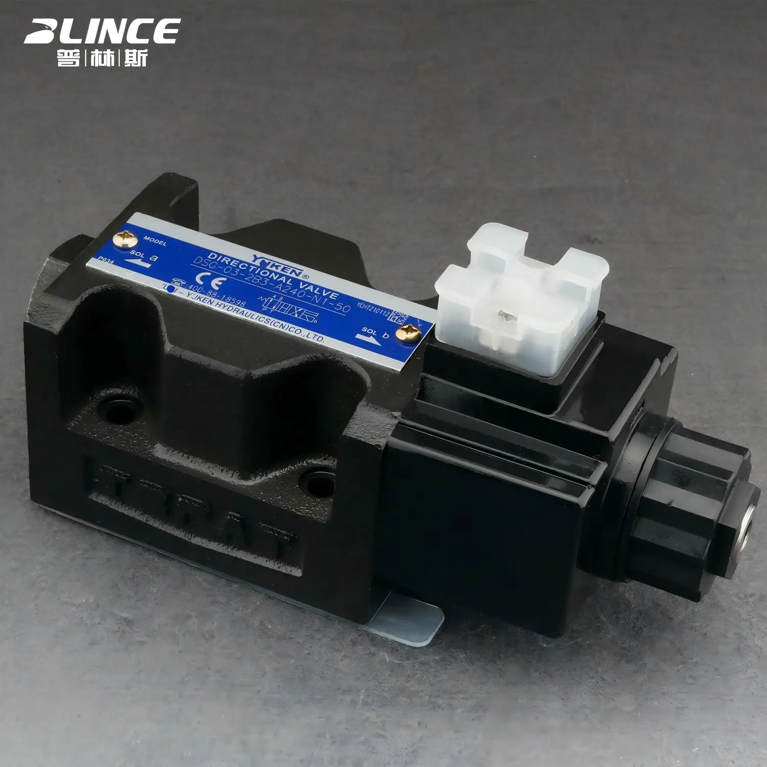 Blince DSG-03 Series Solenoid Operated Directional Valves DSG-03-3C60-D24-50 Hydraulic Control ValveAC 240V