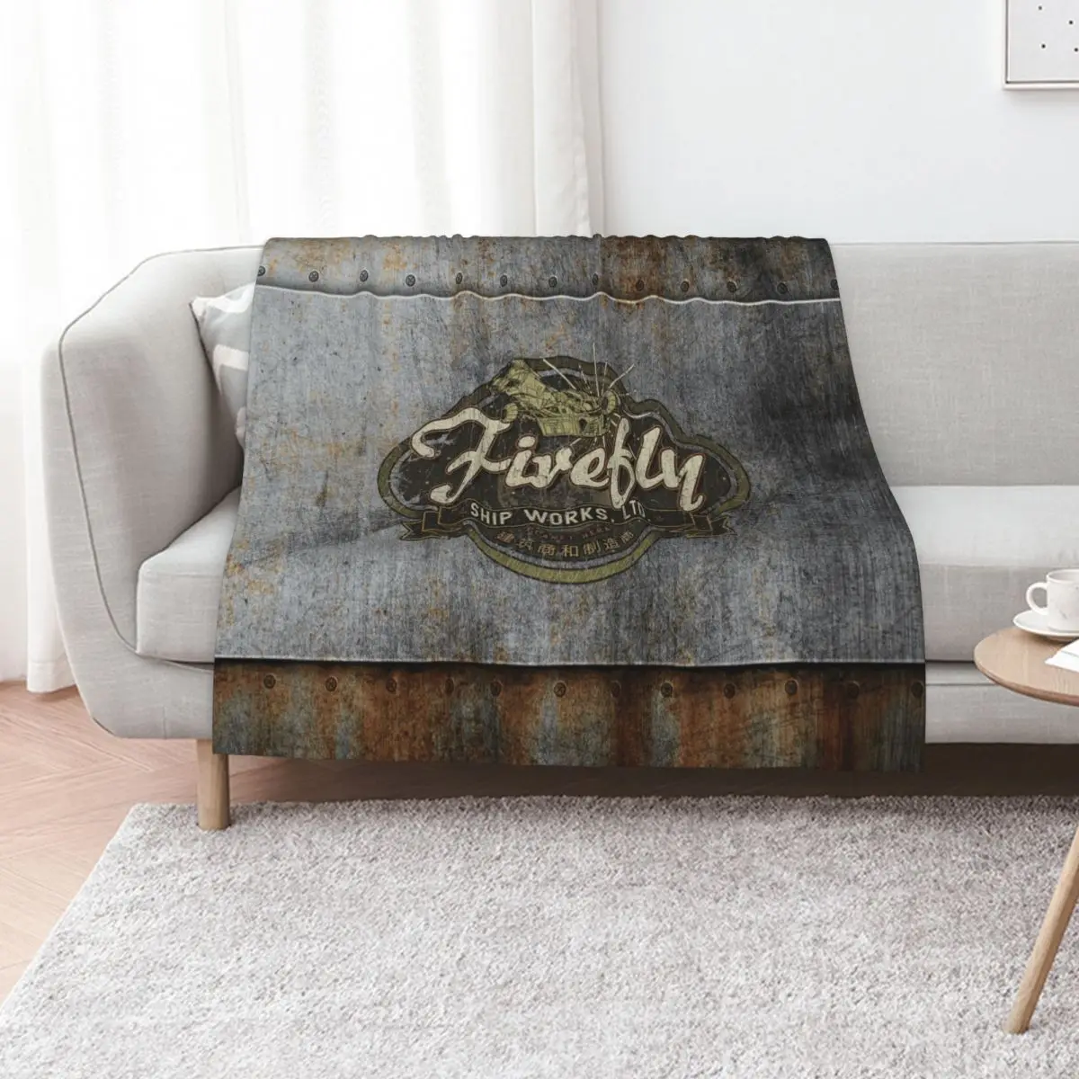 Firefly Ship Works Ltd. 2459 Throw Blanket Picnic Soft Beds Retros funny gift Loose Blankets