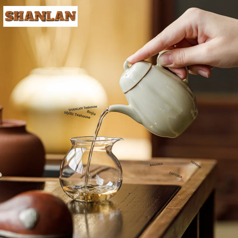 HOYIHM 130ml Honey-glazed Teapot Traditional Tea Infuser Pot Tea Making Kettle With Filter Oolong Tea Cha Accessories Ornaments