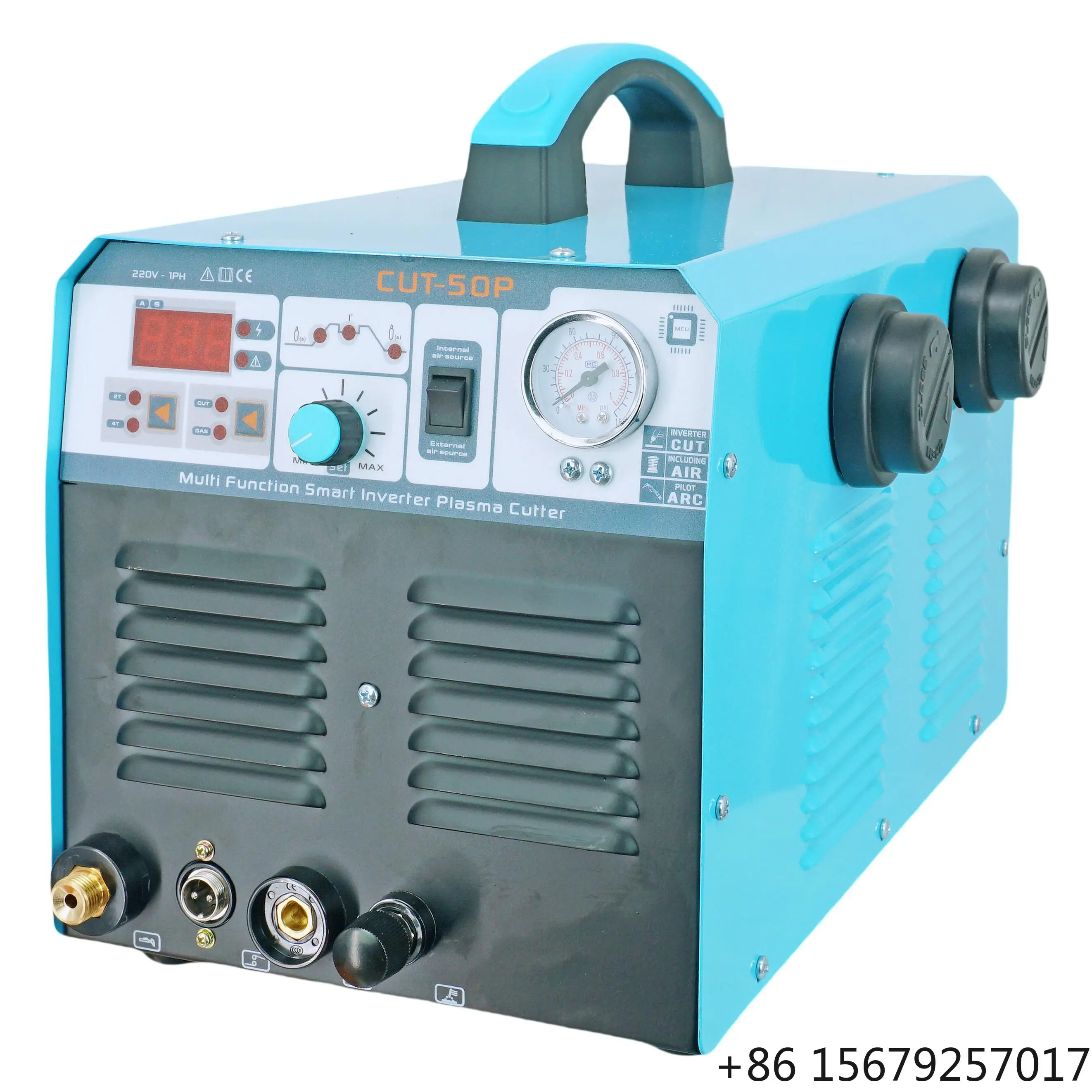 Hot Selling Cheap Plasma Cutter CUT40 40A 220V Inverter Air Plasma Cutting Machine Max Cut Thickness 10.00MM Built-in Air Pump