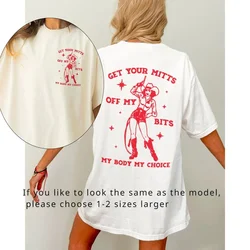 Feminist Vintage T Shirt Cowgirl Women's Reproductive Rights Tee Feminist Gift My Body My Choice TShirt Abortion Rights