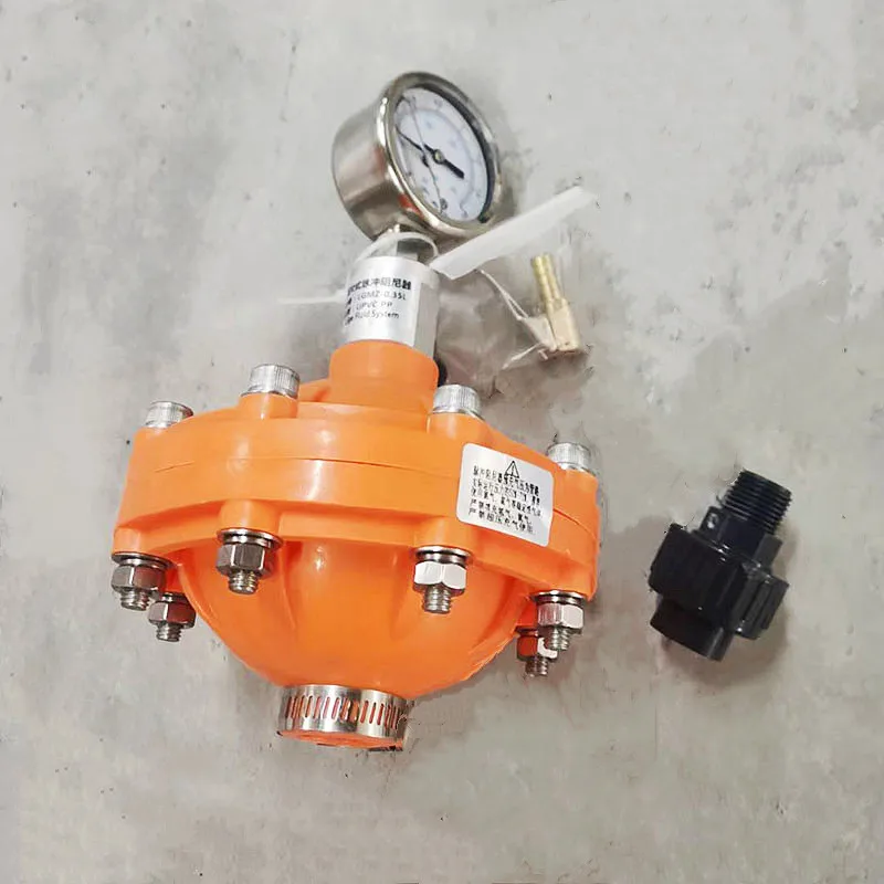 PP Diaphragm Pulsation Dampener–Threaded Surge Suppressor / Buffer Tank for Metering Pumps,Chemical Dosing &Wastewater Treatment