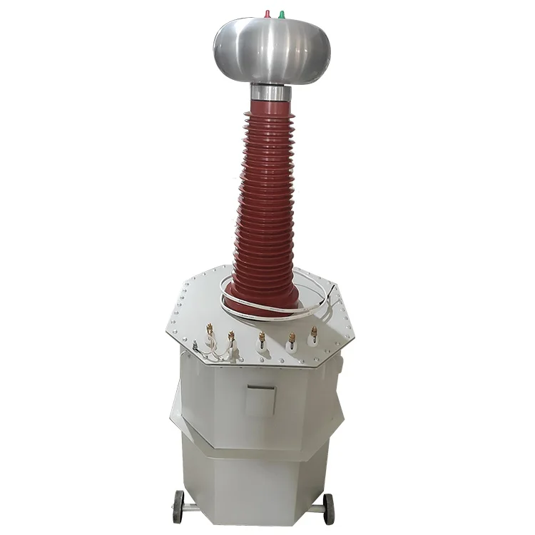 For HZJ Oil Immersion Testing Transformer Power Frequency AC High Potential Tester 1 Year 5KVA-50KVA High Accuracy