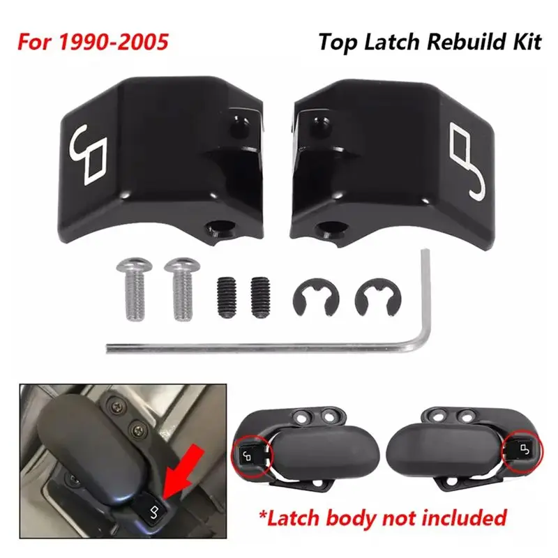 FIZP Aluminium Top Klink Rebuild Kit Voor Mazda Miata MX-5 Convertibles 1990-2005 Auto Vervangende Onderdelen Zwart