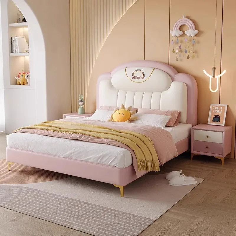 

Cute Animal Shaped Kids Wooden Bed Frame Premium Eco-Friendly Stable Comfortable Sleeping Children Bedroom Furniture