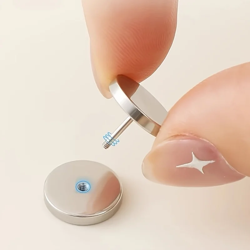 جديد سلس دوامة مشبك كليب الكفة السحابة لأزرار الموضة على البلوزات الياقات تثبيت كليب تجنب عطل خزانة الملابس