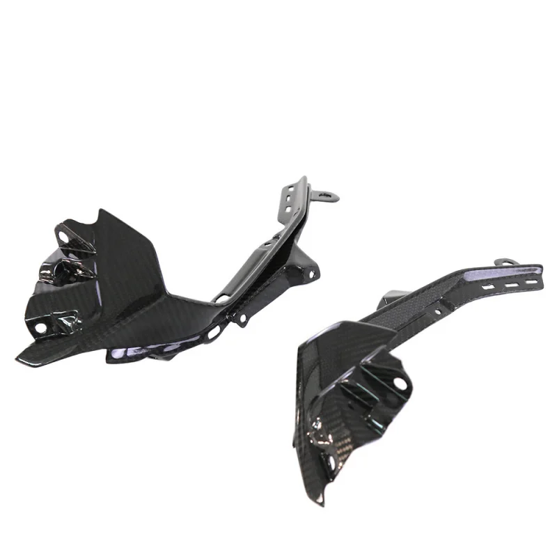 Acessórios adequados para motocicletas R6 Painel lateral frontal de combustível de fibra de carbono modificado 2017+