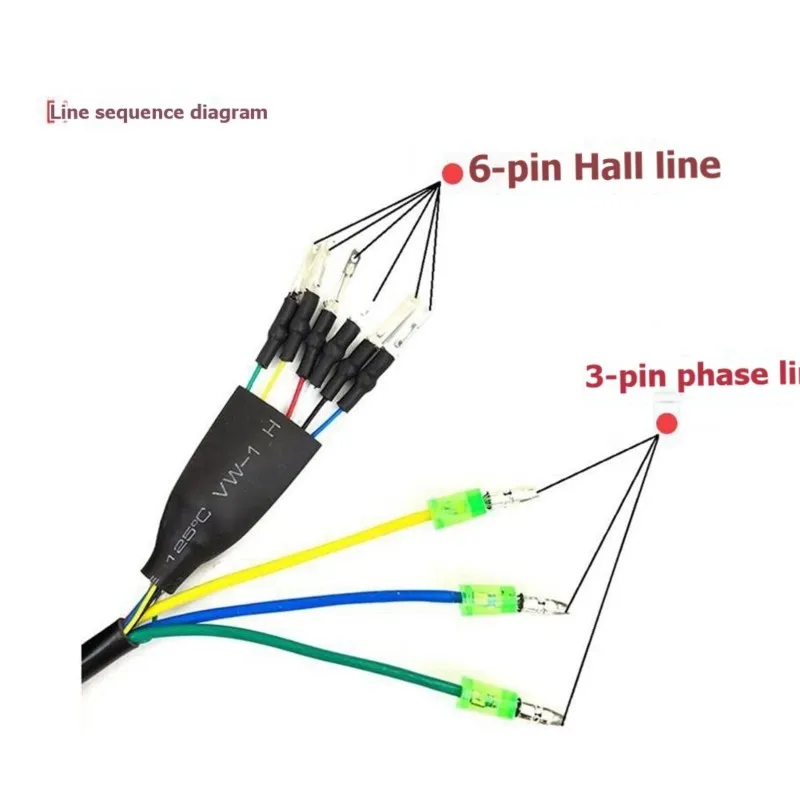 

Waterproof 9Pin 130Cm Hub Motor Extension Male Cable Conversion Line For Electric Bicycle For Electric Bike Accessories