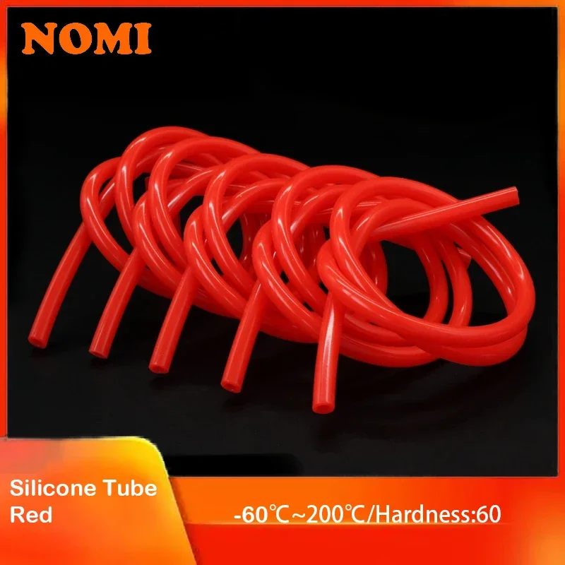 

1/5/10M Food Grade Red Silicone Rubber Hose ID 0.5 1 2 3 4 5 6 7 8 9 10 12 14 16 18 20 25 32mm Flexible Nontoxic Silicone Tube