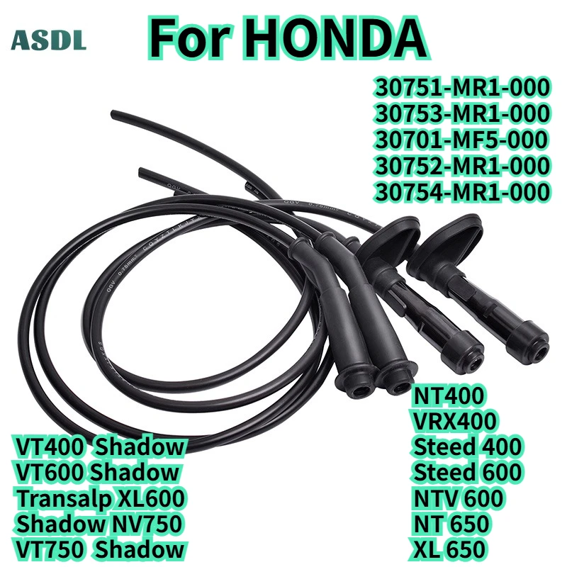 400cc Ignition Coil for HONDA NT400 VRX400 Steed400 VT400 600 750 Shadow XL600 NTV600 NT650 NV750 Motor Spark Plug Caps Replace