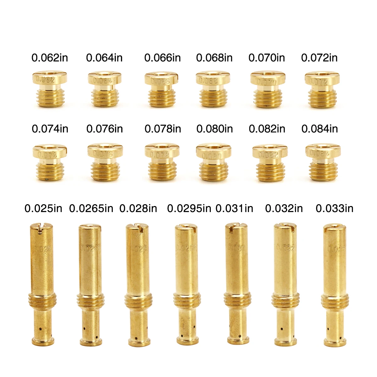 ZSDTRP 20pcs Carburetor Intermediate Main Jets with Tool for Harley Big Twin & Sportster S&S Shorty Carb Super E B G