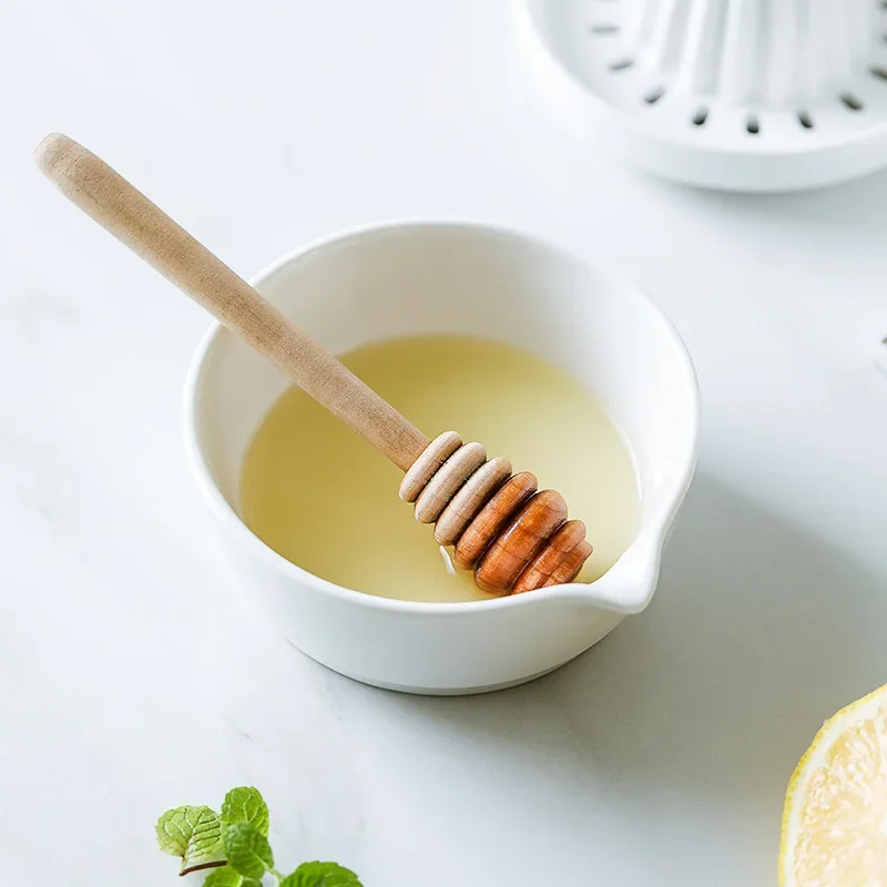 Ceramic Manual Lemon Squeezer Cup - Easy to Clean for Home Use, Manual Orange Juicer for Lemon and Citrus Juice Extraction