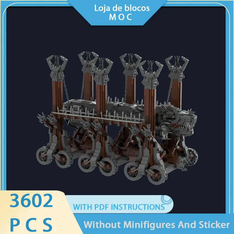 Exquisite new MOC building block ring movie model Grunde - expanded version technology modular holiday toy DIY assembly set