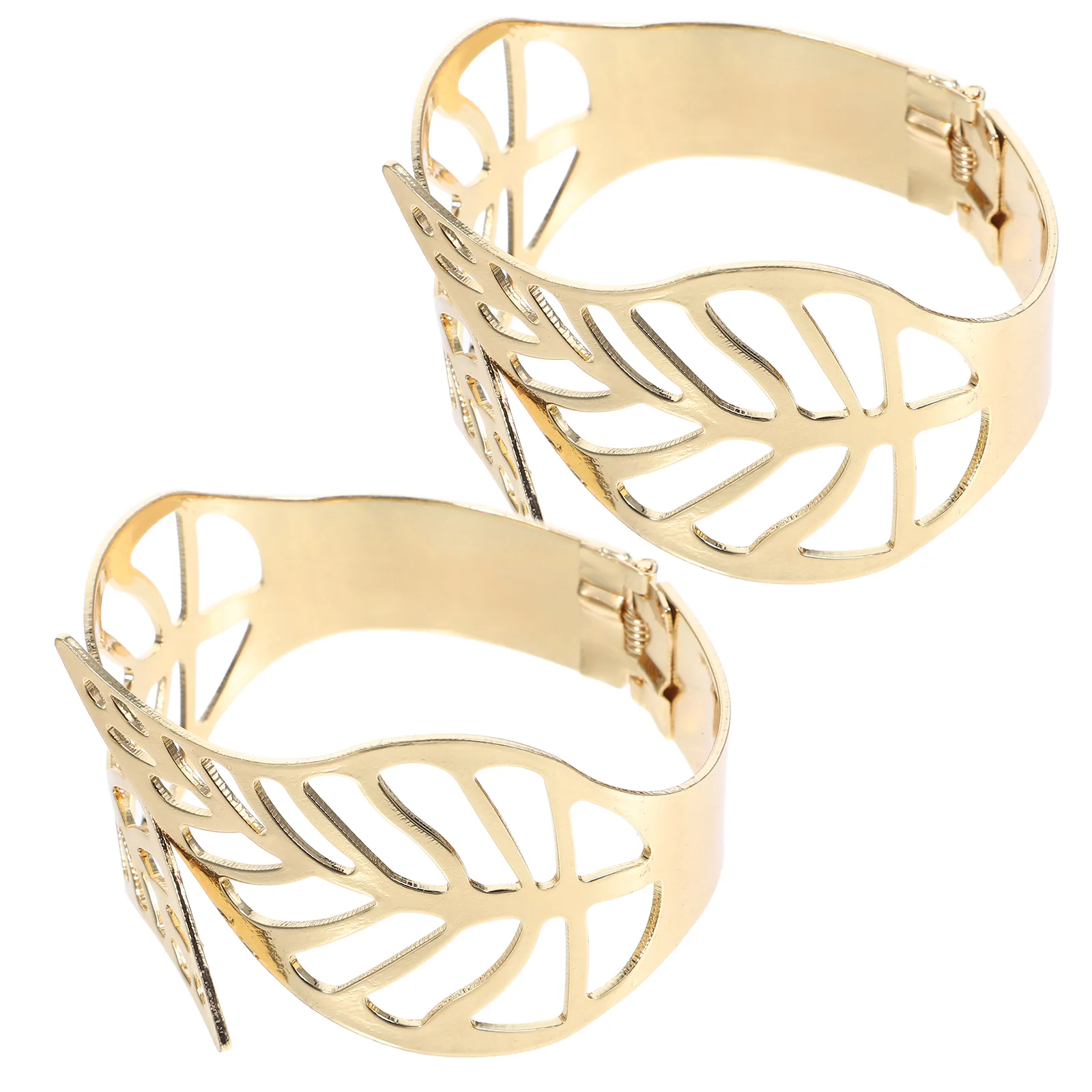 

1Pair Metal Leaves Curtain Holdbacks Tieback Buckles Decorative Drapery Holders for Curtains Window Shade Accessories