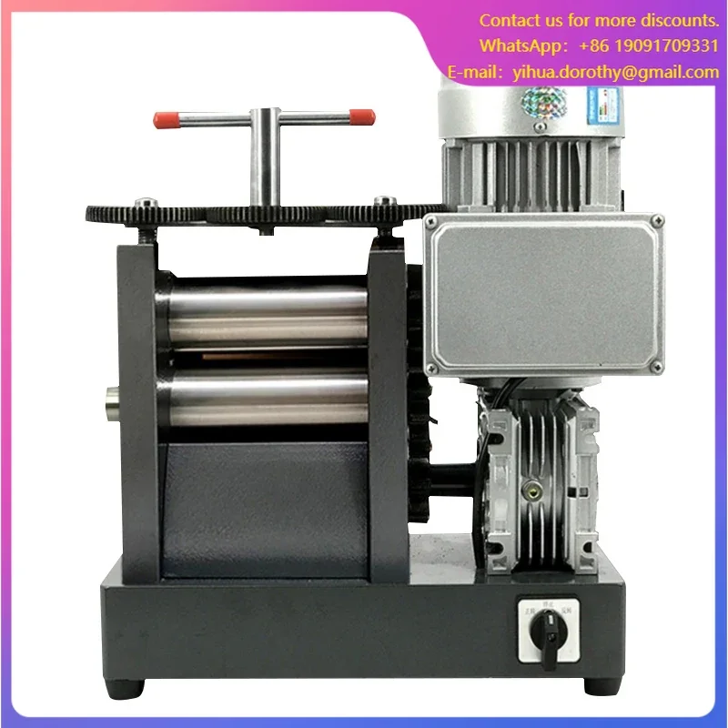 Customize Roller Electric Laminating Machine Gold Sheet Plate Rolling Mini Electrical Rolling Mill Machine