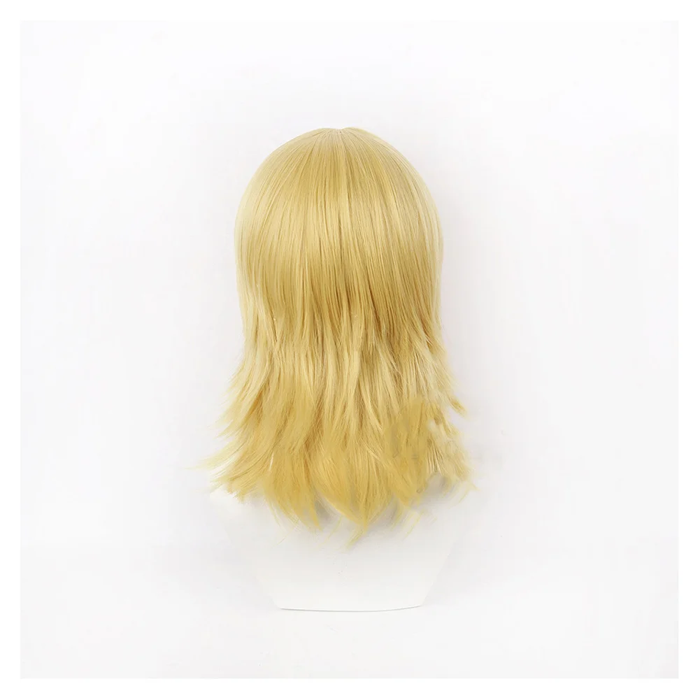 Johnny Joestar Cosplay Wig Heat Resistant Synthetic Hair Anime Costume Accessories Props for Men Women Carnival Halloween Party view 4