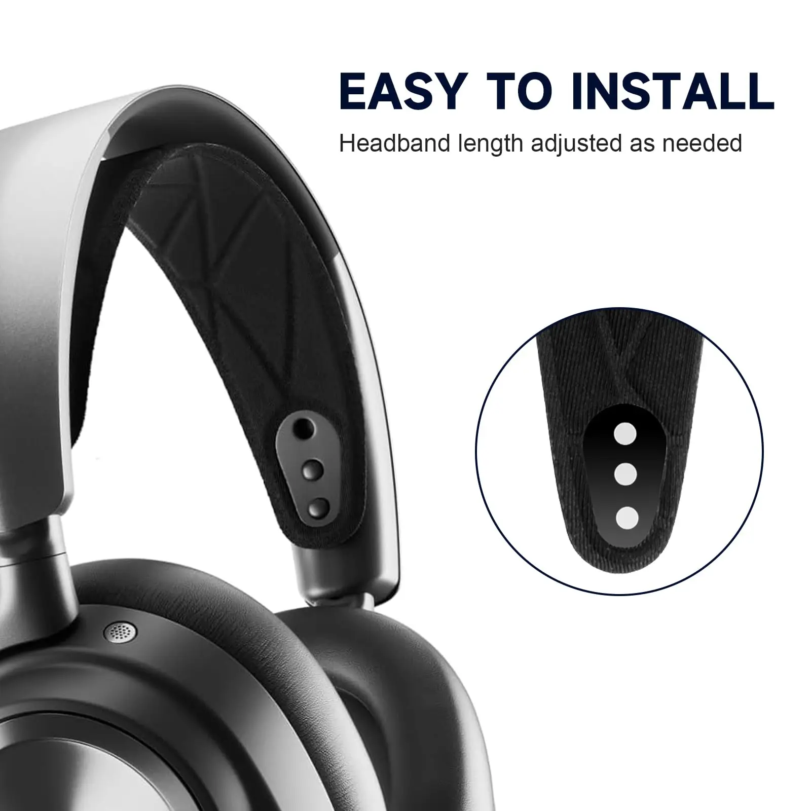 Replacement Headband Pad Compatible with SteelSeries Arctis Nova Pro/Nova 7/Arctis Nova 1/3/5 Gaming Headset