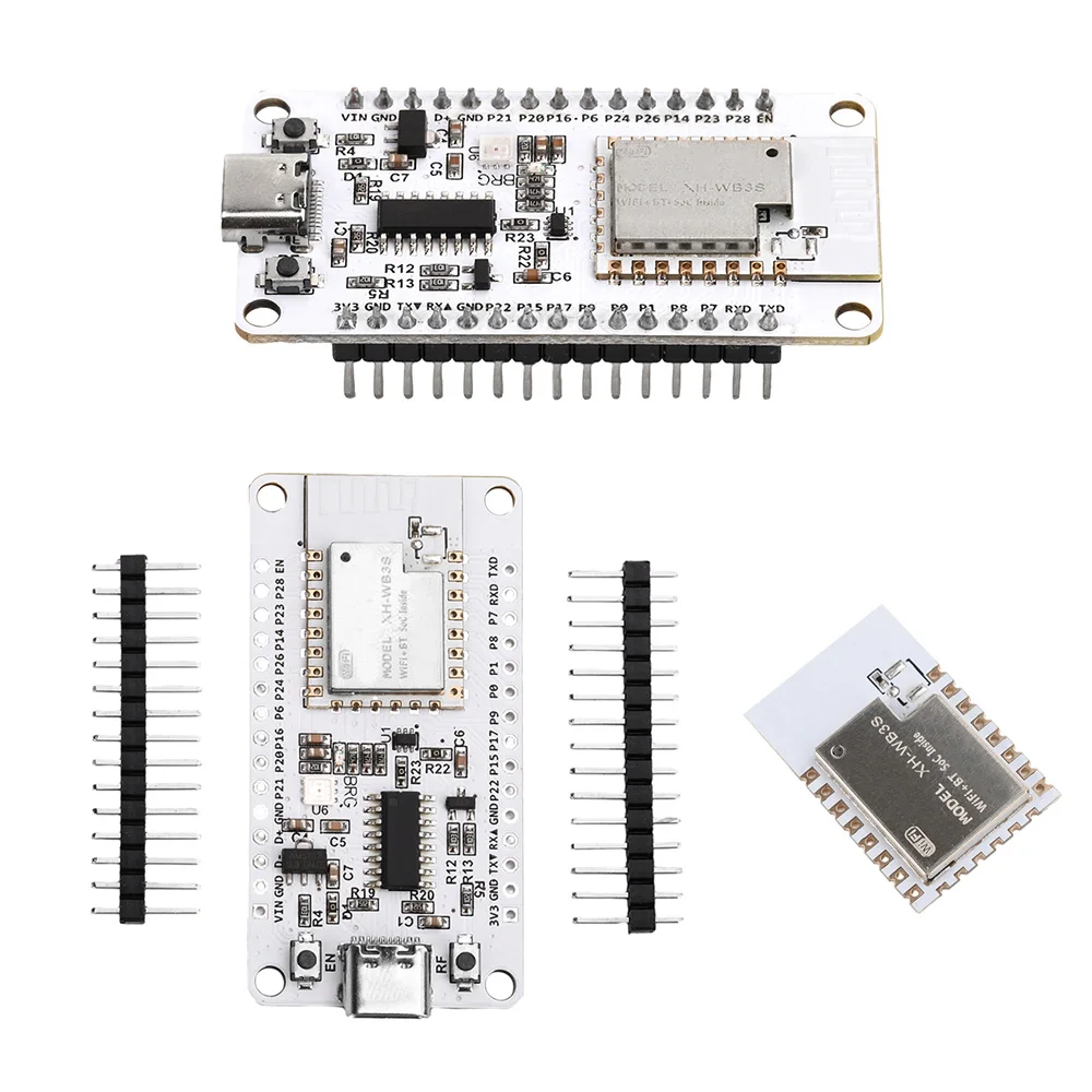 NiceMCU-WB3S плата разработки Wifi Bluetooth-совместимый модуль CH340 встроенный модуль WB3S встроенный 32-битный ЦП с низким энергопотреблением 120 МГц NiceMCU-WB3S плата разработки Wifi Bluetooth-совместимый модуль CH340 встроенный модуль WB3S встроенный 32-битный ЦП с низким энергопотреблением 120 МГц