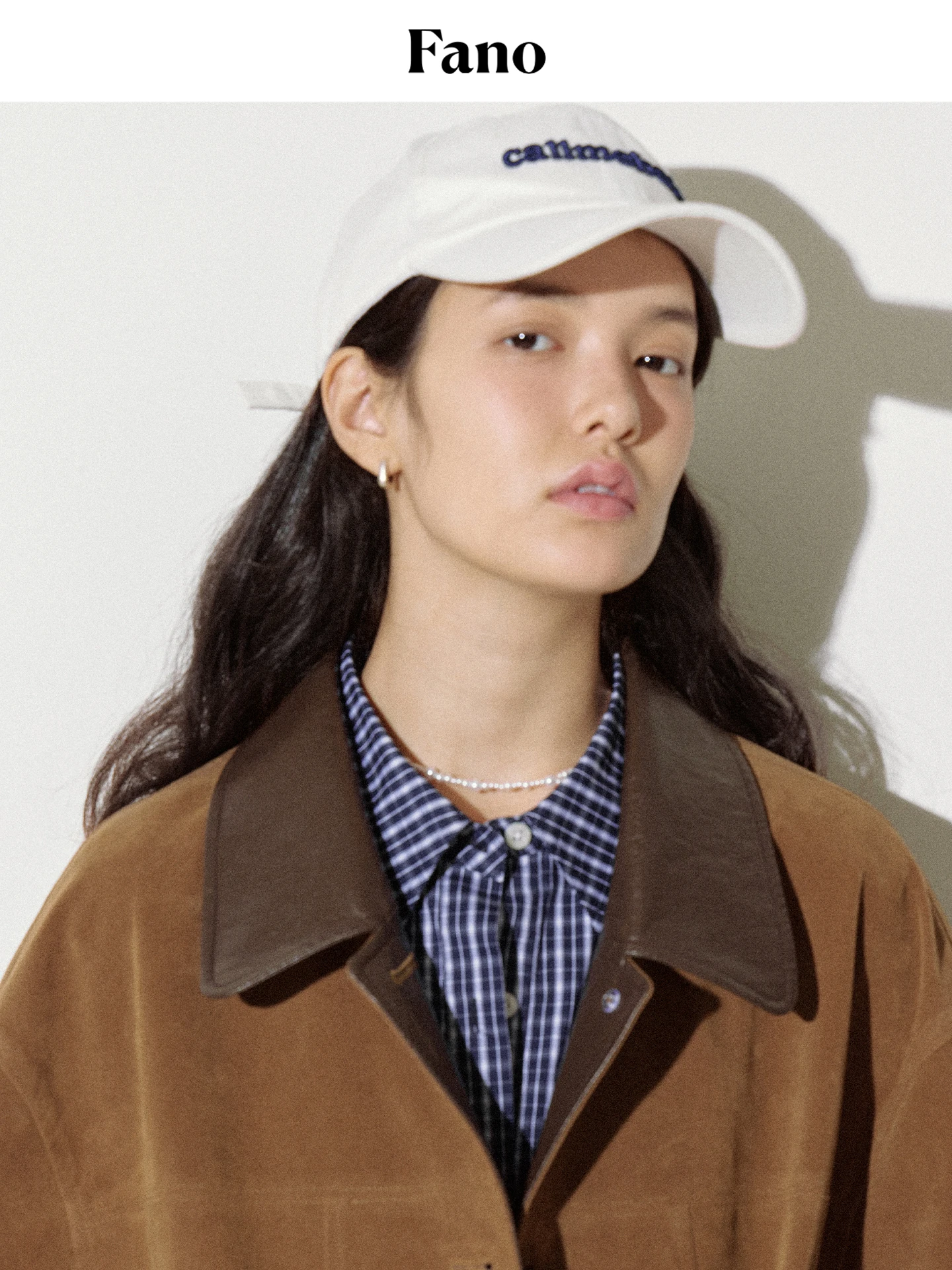 เสื้อแจ็คเก็ตหนังกลับผู้หญิง Fano Miu รุ่น Spring Season ดีไซน์ลาย Blo สีสันตกแต่ง พื้นผิวแบบด้าน ให้ความอบอุ่น ทรงหลวม แขนยาว