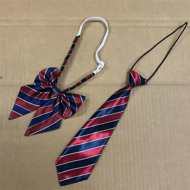 2pcs Tie Kid bambini Cartoon cotone lino creatività regali divertenti uomo Lady Student Girls camicia coreana Gravatas Rubber Tie