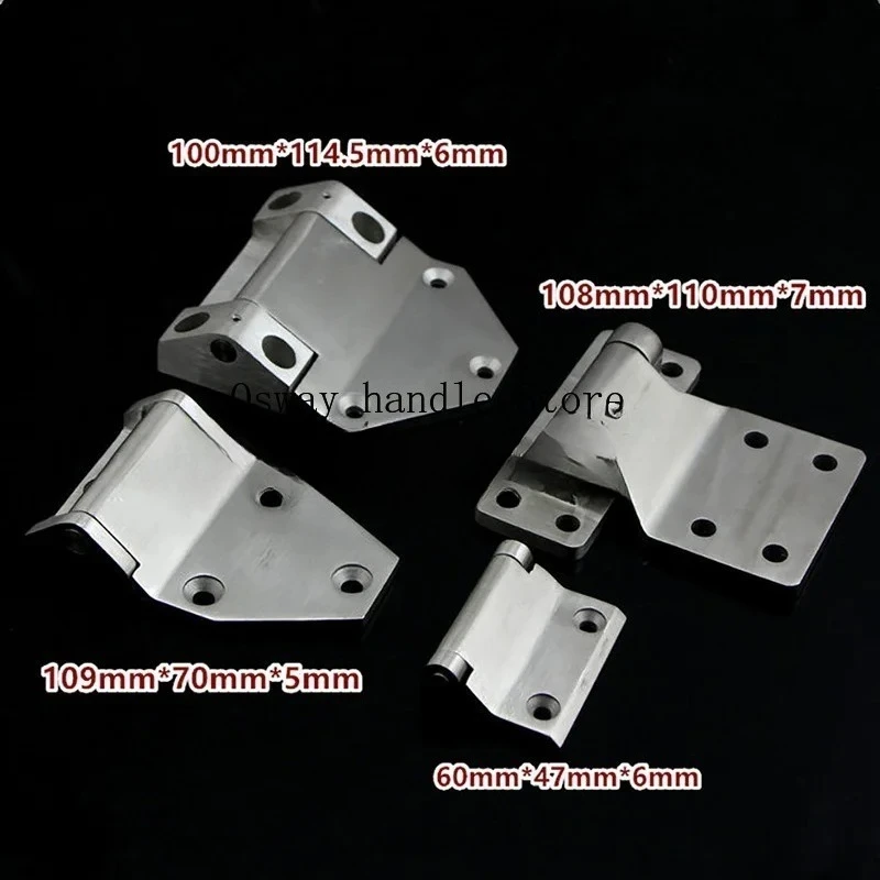 1PCS 304 Stainless Steel Hinge Oven Heavy-Duty Industrial Machinery Equipment Door Electrical Cabinet Hinge