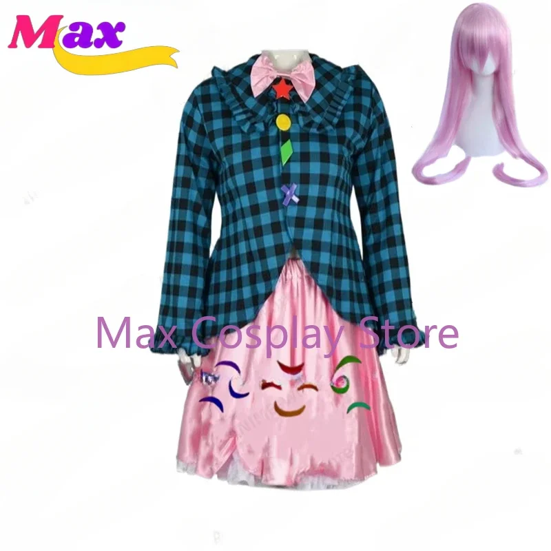 

wby2 Cos Anime Touhou Project Hata No Kokoro Cosplay Costume Halloween Woman Girl Suit Customized size