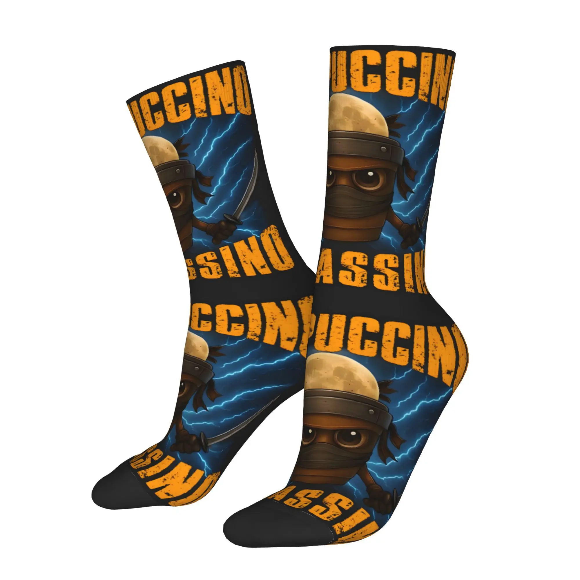 

Funny Happy Men's Socks Italian Brainrot Retro Harajuku Hip Hop Novelty Crew Sock Gift Pattern Printed